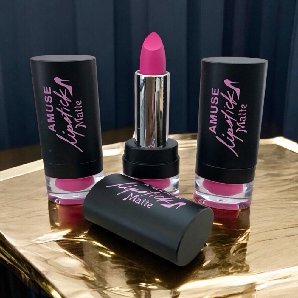 🆕3pcs Amuse Matte Lipstick